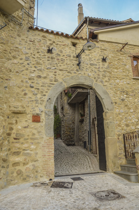 Scorcio del centro storico di poggio vittiano